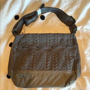 Vera Bradley Gray Quilted Crossbody Bag